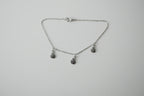 Sterling Silver Ladybug Anklet