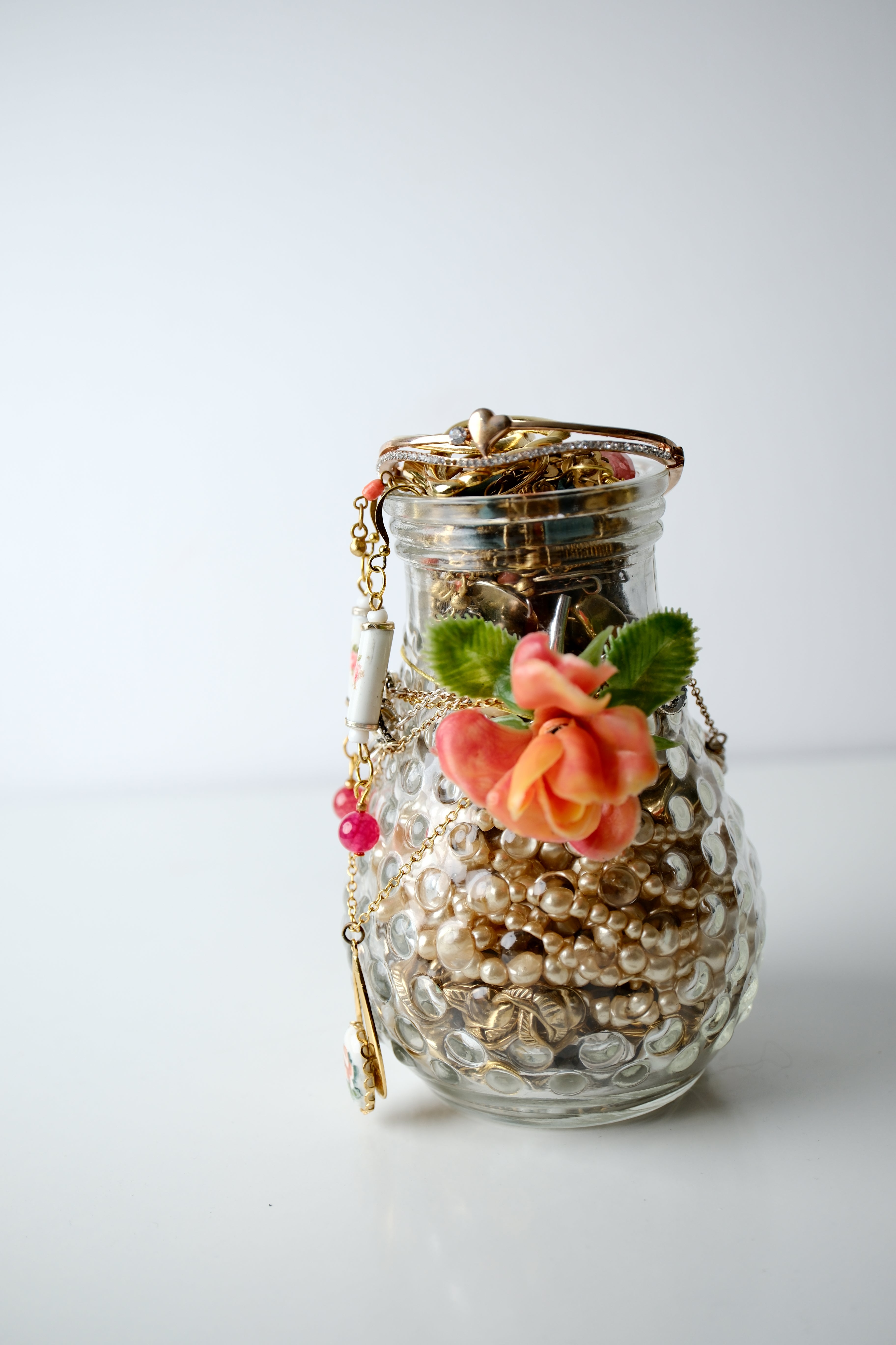 Silver Coquette Mystery jar