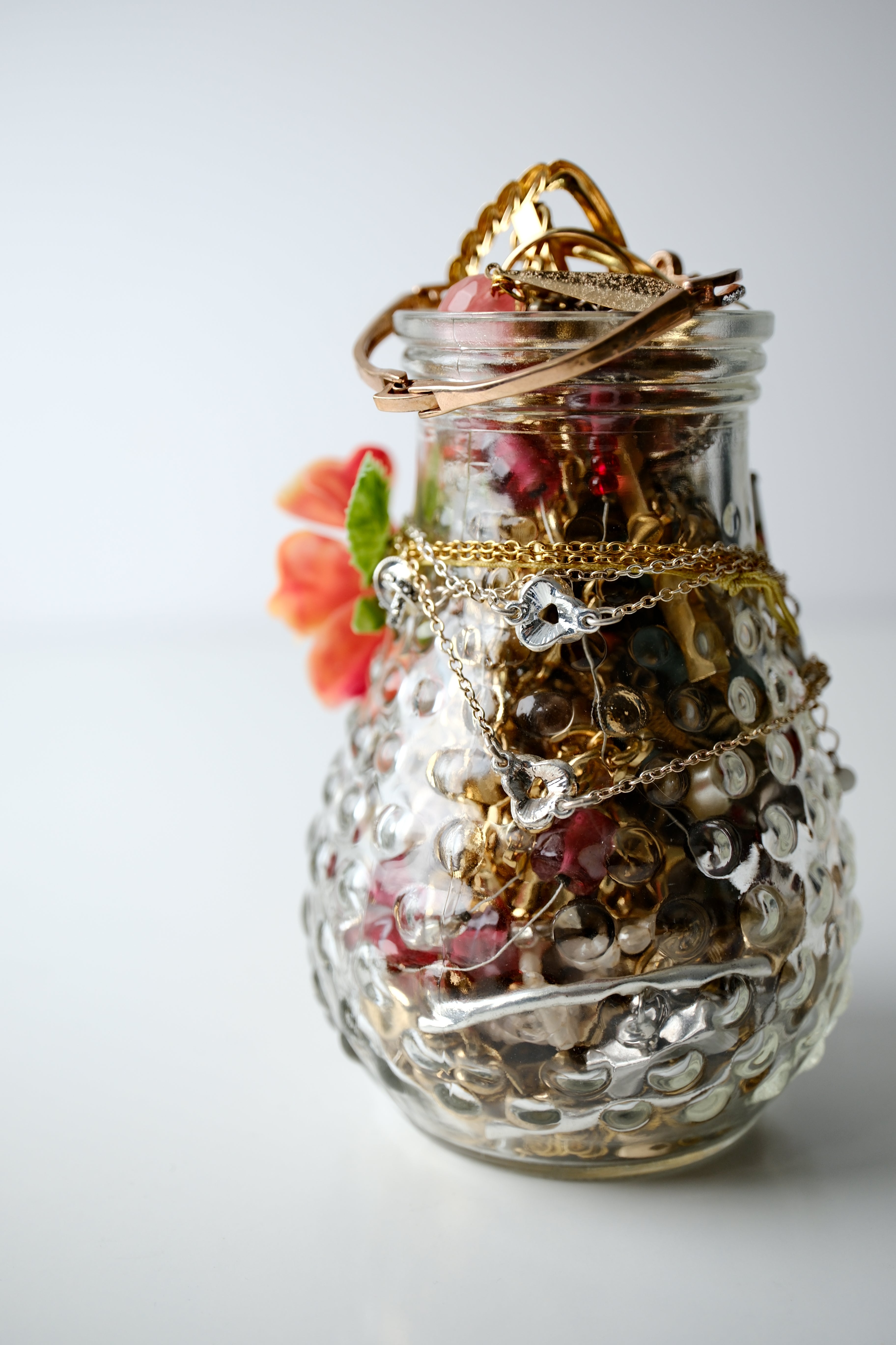 Silver Coquette Mystery jar