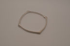 ELLE Sterling Silver Bamboo Bangle