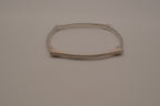 ELLE Sterling Silver Bamboo Bangle