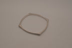 ELLE Sterling Silver Bamboo Bangle