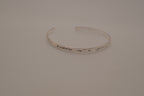 Sterling Silver Friendship quote Cuff bracelet