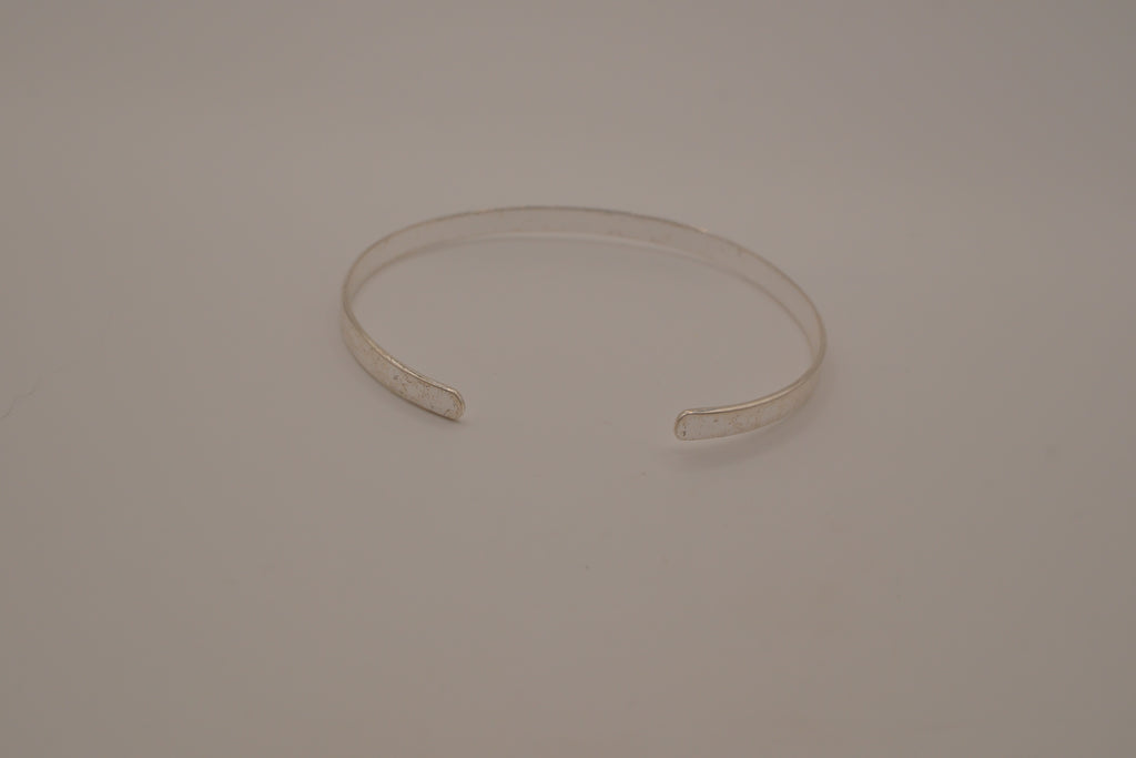 Sterling Silver Friendship quote Cuff bracelet