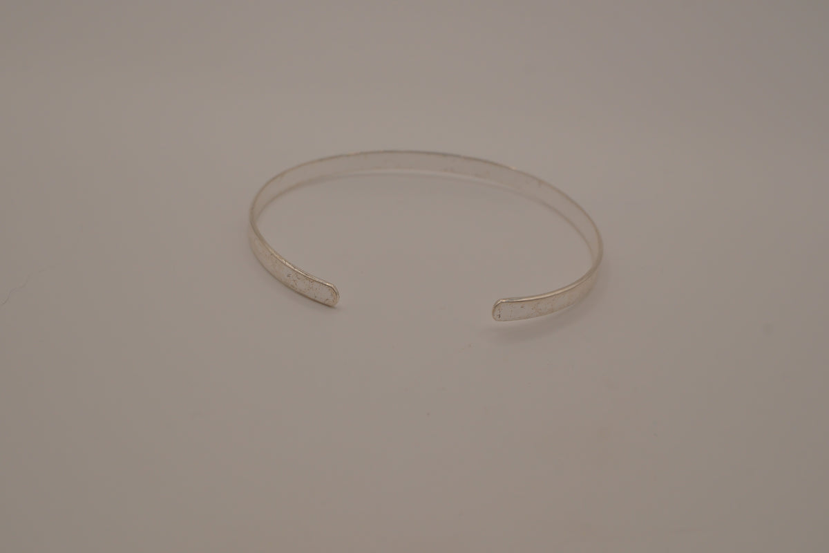 Sterling Silver Friendship quote Cuff bracelet