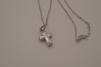 Swarovski Pavé Crystal Cross Pendant Necklace