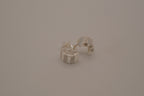 Sterling silver huggie hoop earrings