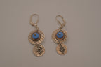 Sterling silver boho dangle earrings