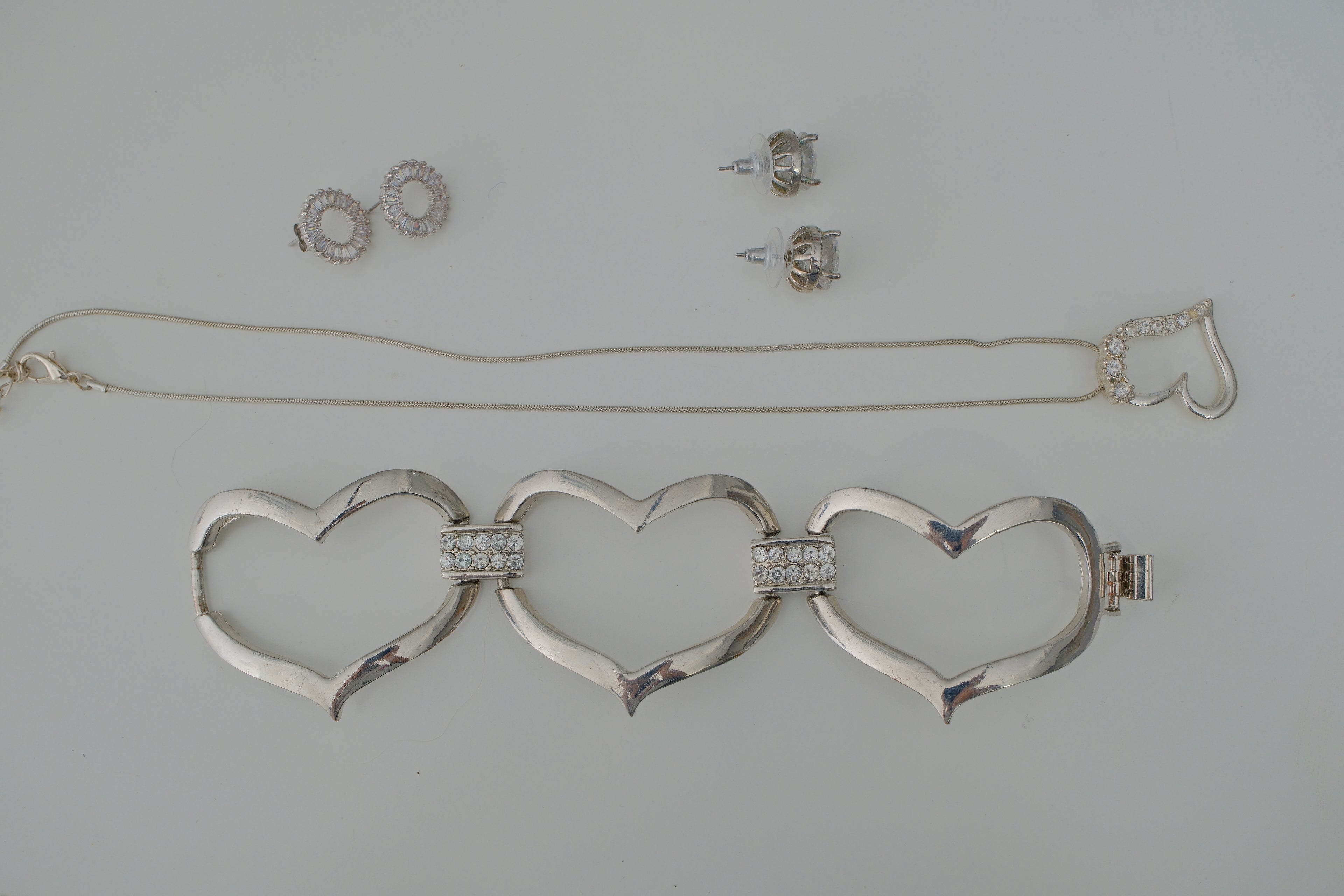Silver Heart Gift Set