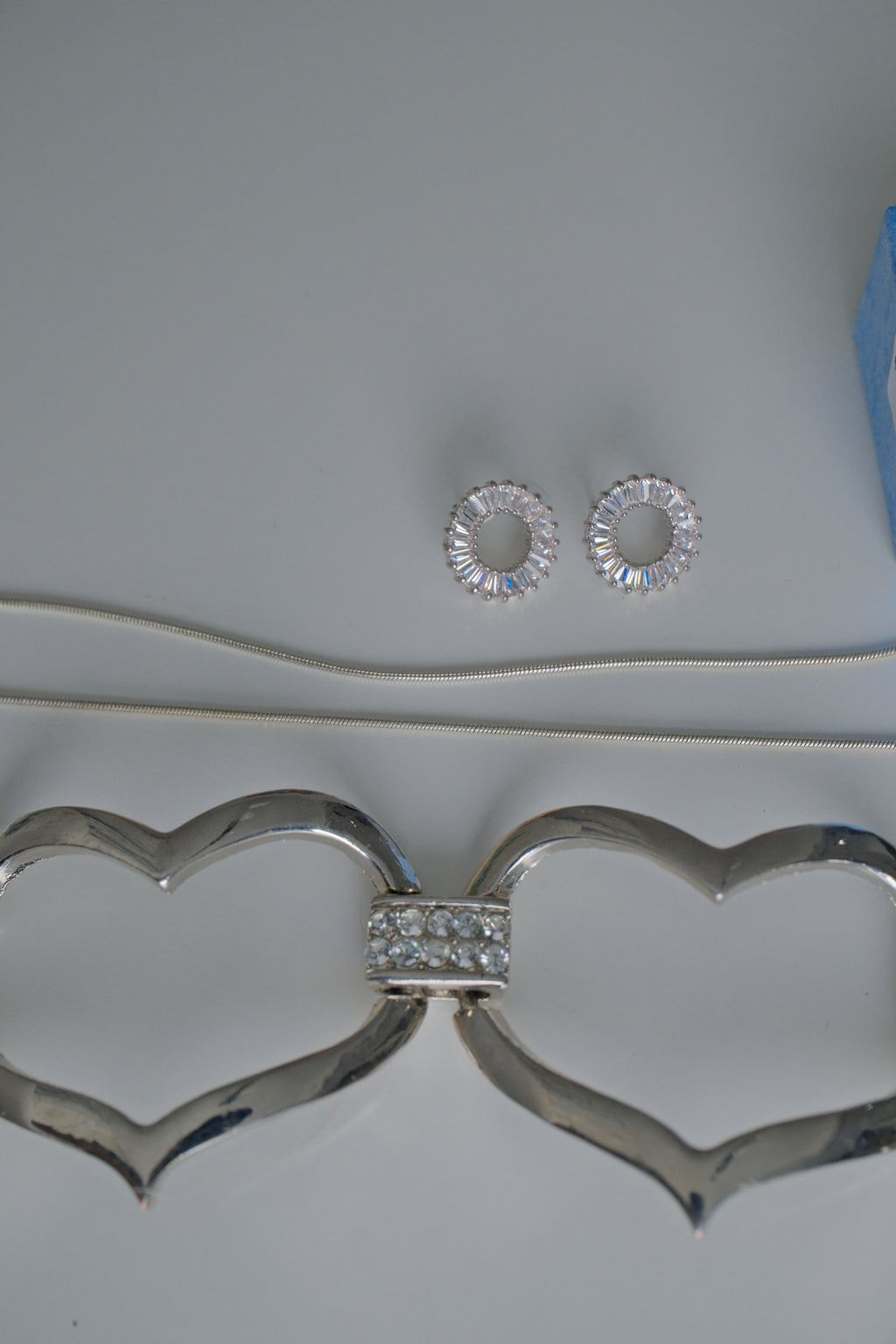 Silver Heart Gift Set