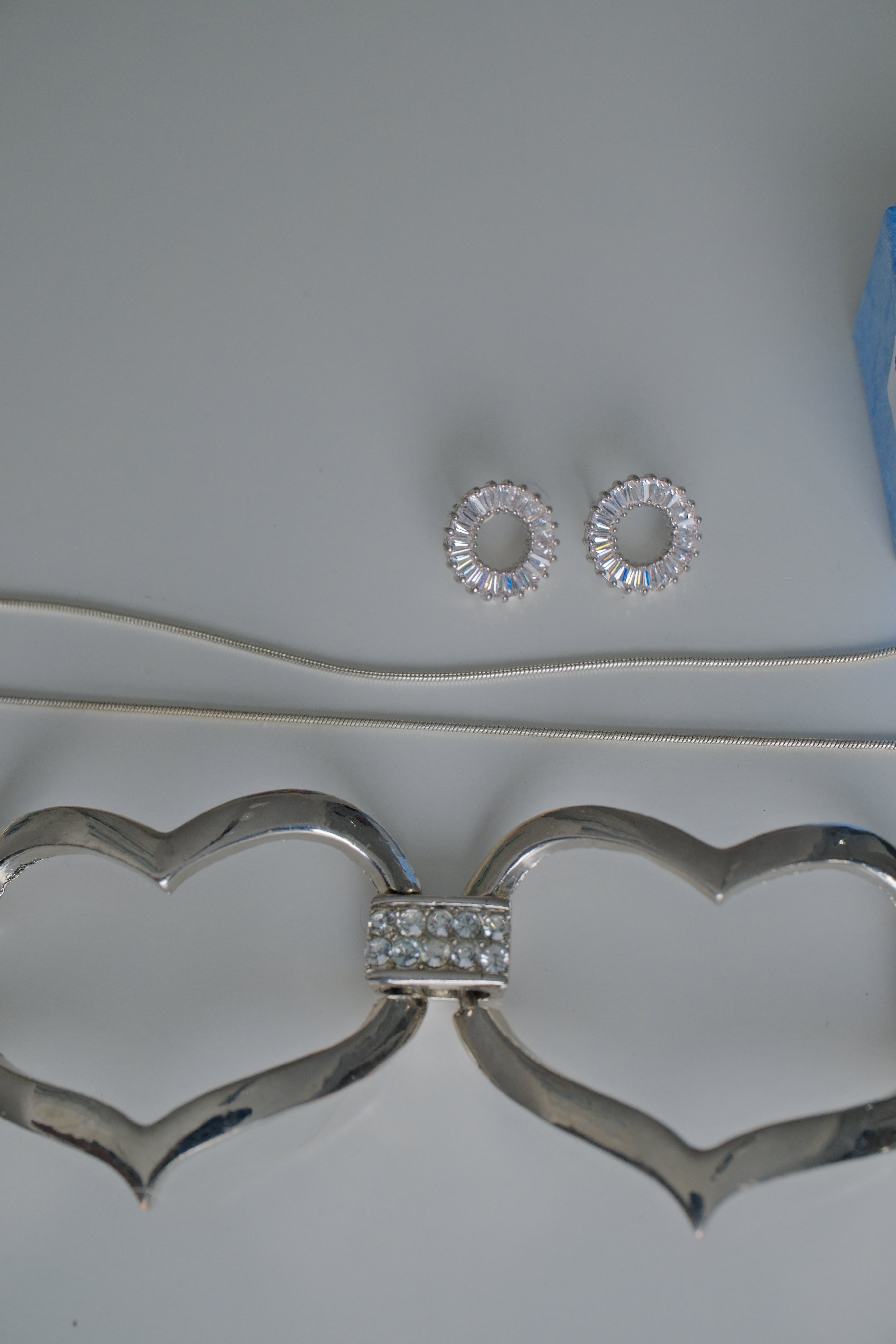 Silver Heart Gift Set