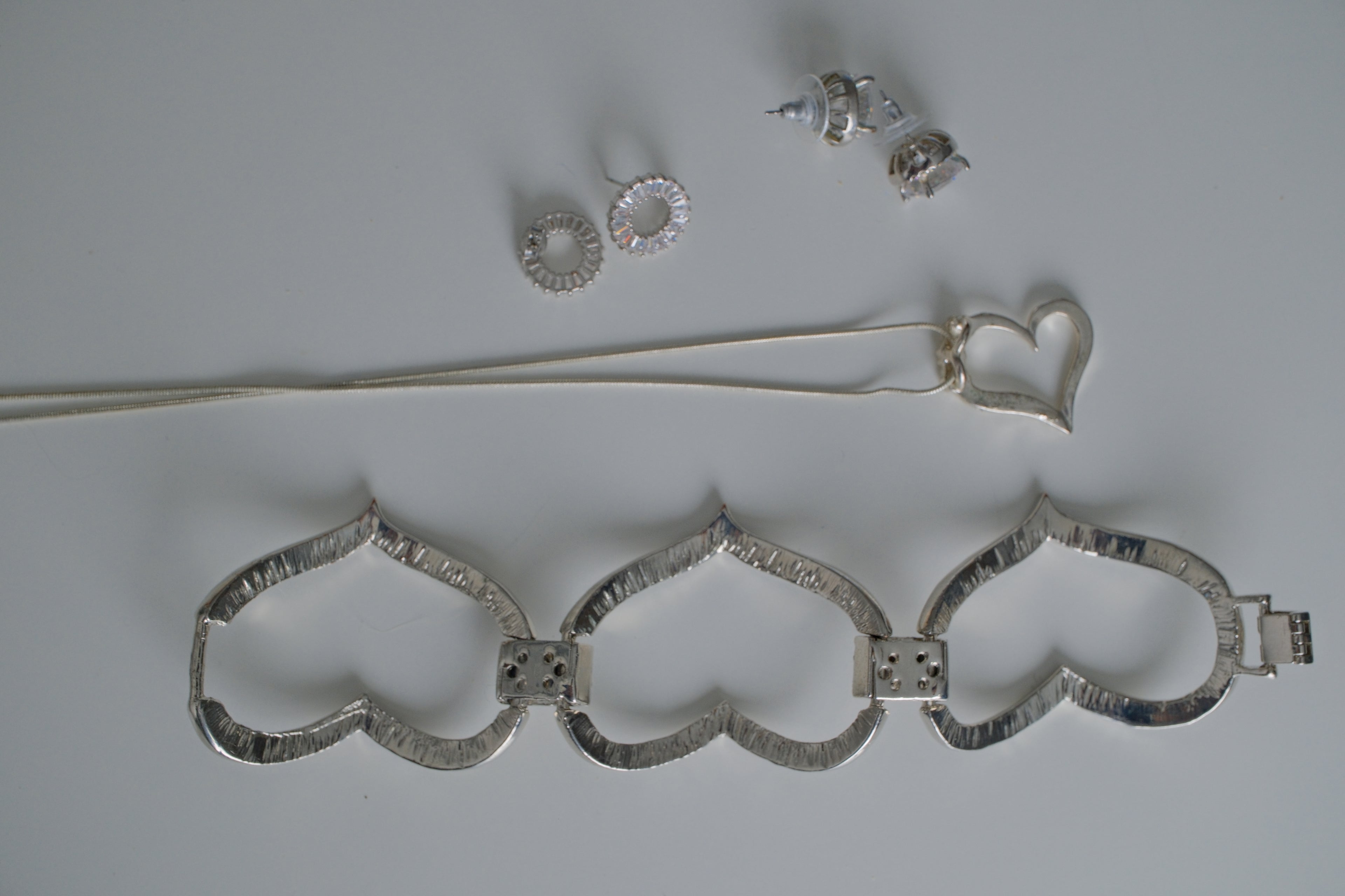 Silver Heart Gift Set