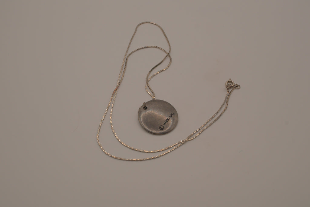 Vintage Sterling silver Hallmark dove pendant necklace