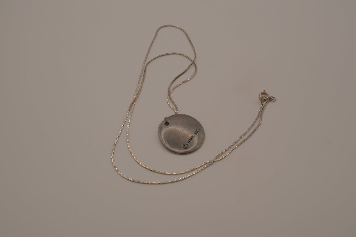 Vintage Sterling silver Hallmark dove pendant necklace