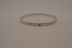 Elle Sterling Silver slip-on bangle bracelet