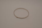 Elle Sterling Silver slip-on bangle bracelet