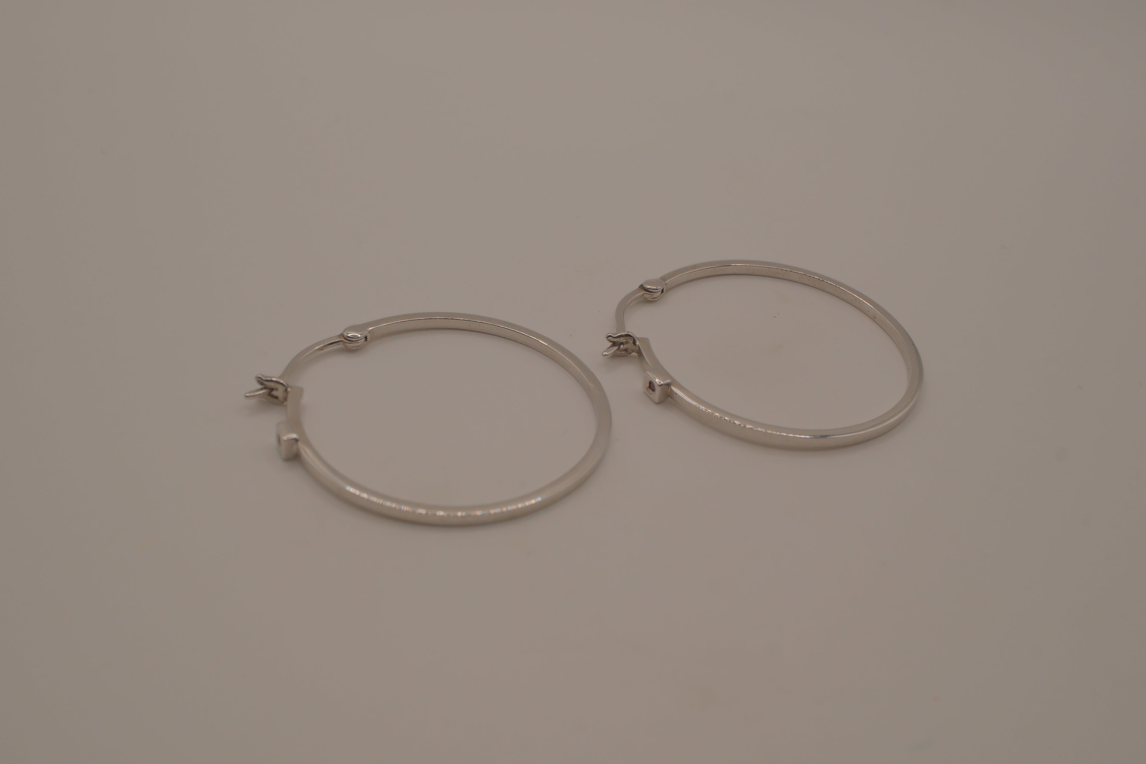 Elle Sterling silver Hoop earrings
