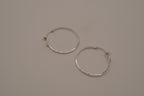 Elle Sterling silver Hoop earrings