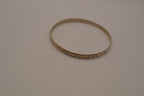 Vintage Sterling engraved bangle bracelet