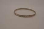 Vintage Sterling engraved bangle bracelet