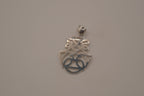Elle Sterling silver intricate openwork pendant