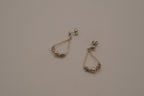 Vintage Sterling silver teardrop dangle earrings