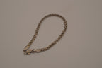 Vintage Sterling silver woven chain bracelet&nbsp;