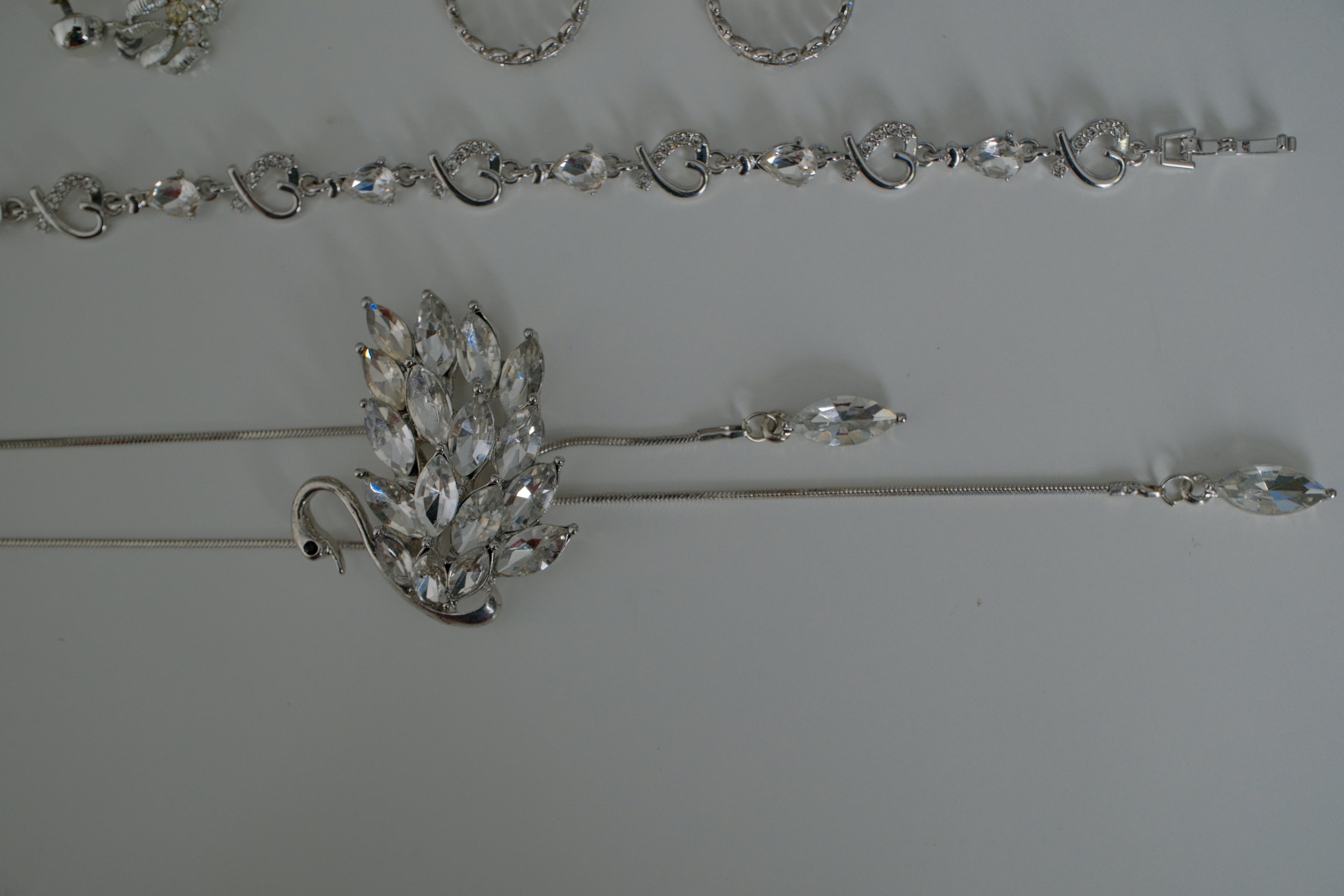 Silver Rhinestone Gift Set