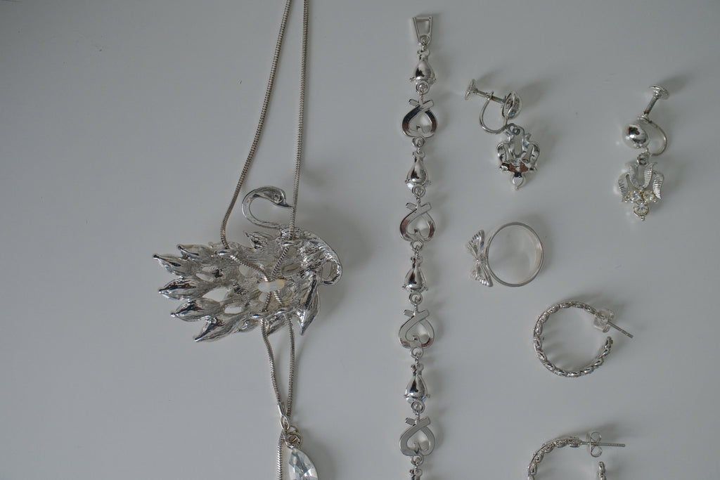 Silver Rhinestone Gift Set