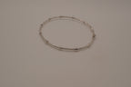 Elle Sterling Silver Bamboo Bangle