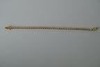 Vintage Gold Tone Tennis Bracelet