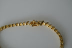 Vintage Gold Tone Tennis Bracelet