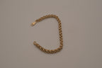 Vintage Sterling silver braided link bracelet