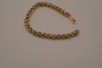 Vintage Sterling silver braided link bracelet