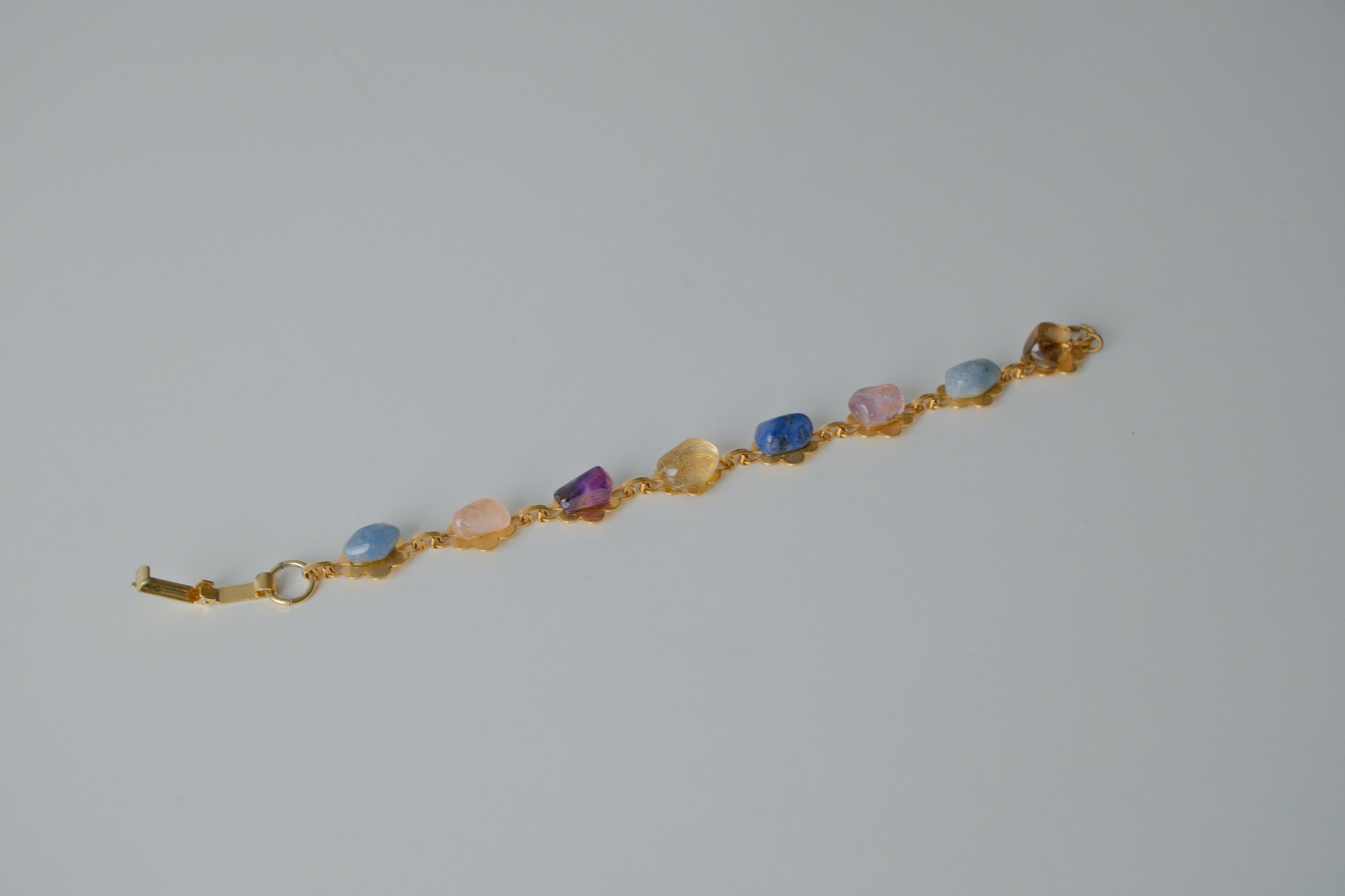 Vintage Gold Gemstone Bracelet