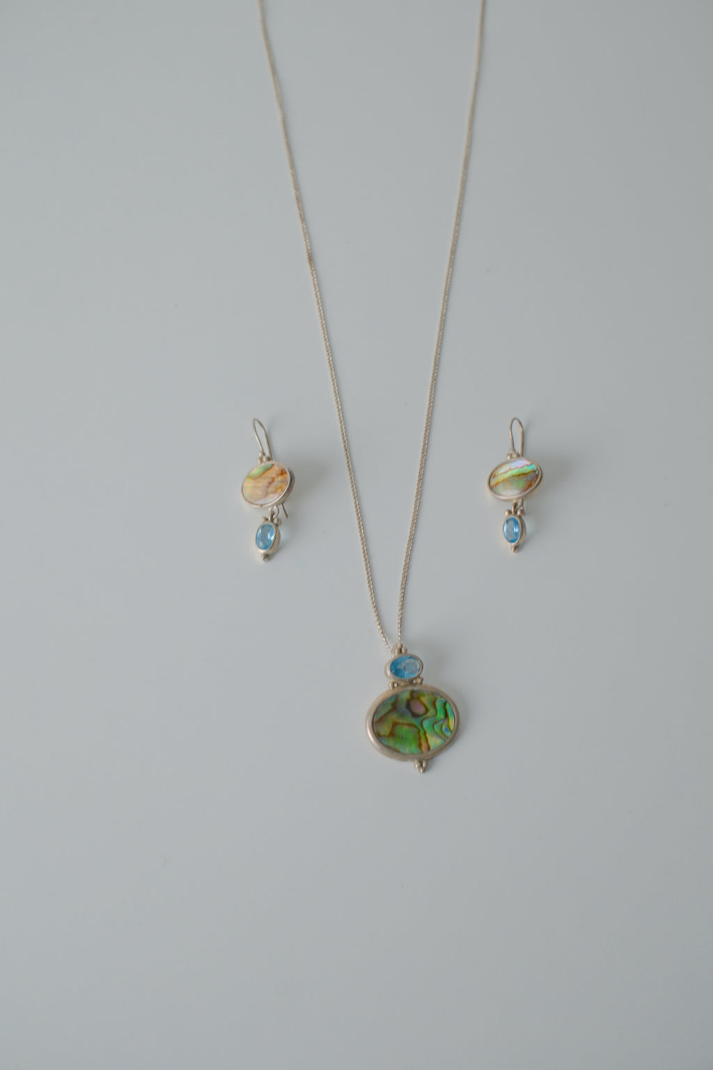 Sterling Silver Abalone Shell Gift Set