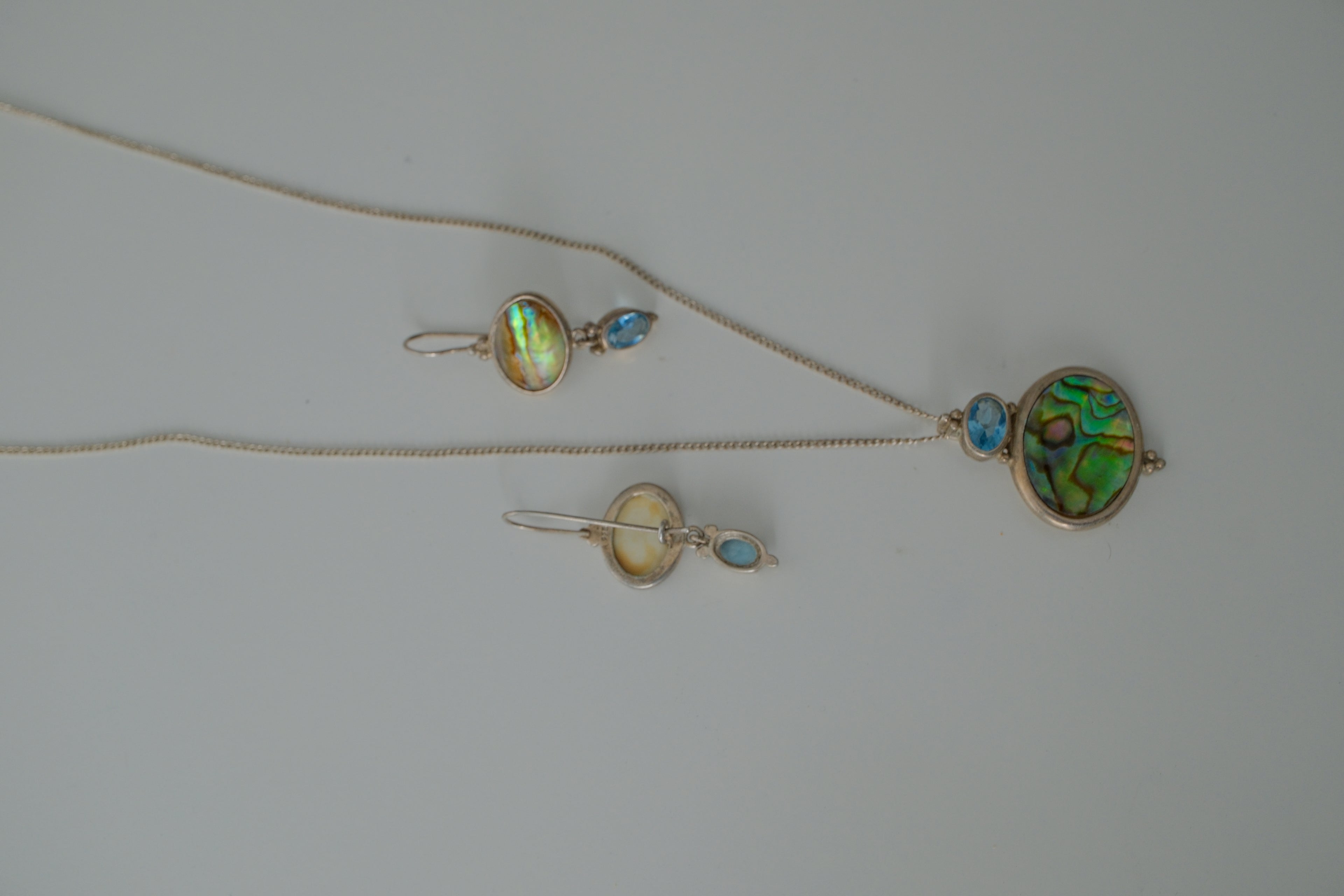 Sterling Silver Abalone Shell Gift Set