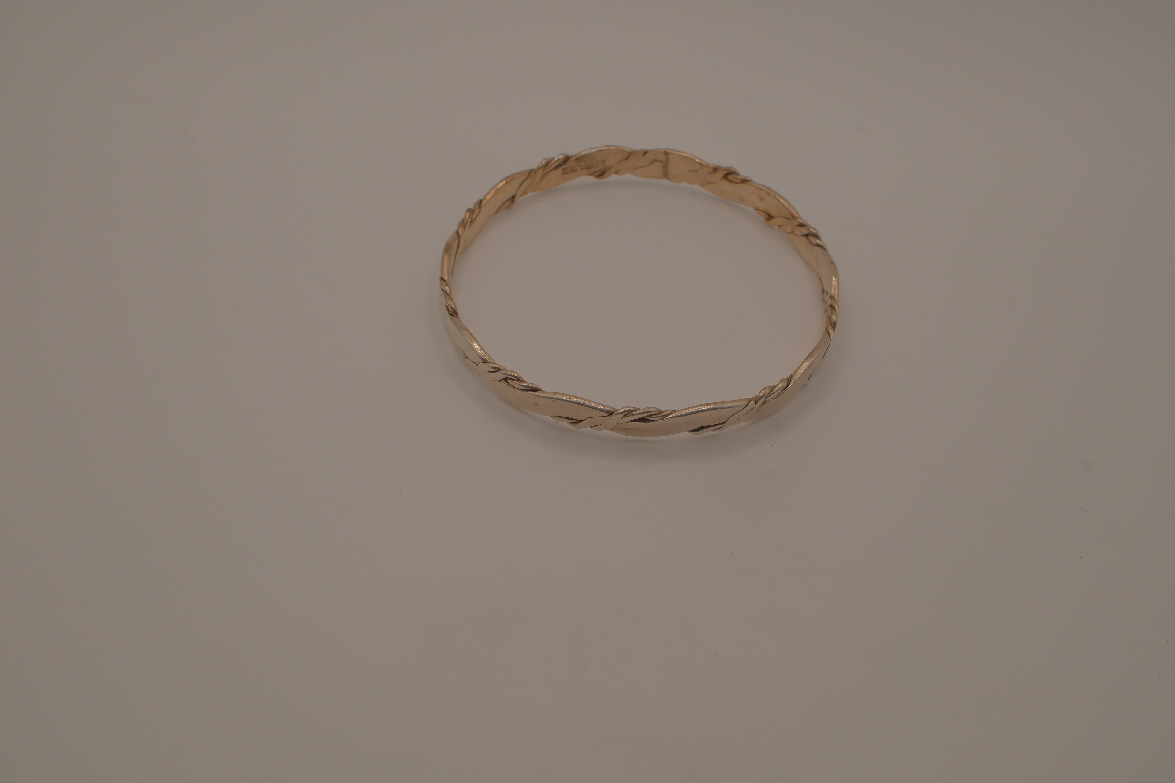 Vintage Taxco silver bangle bracelet