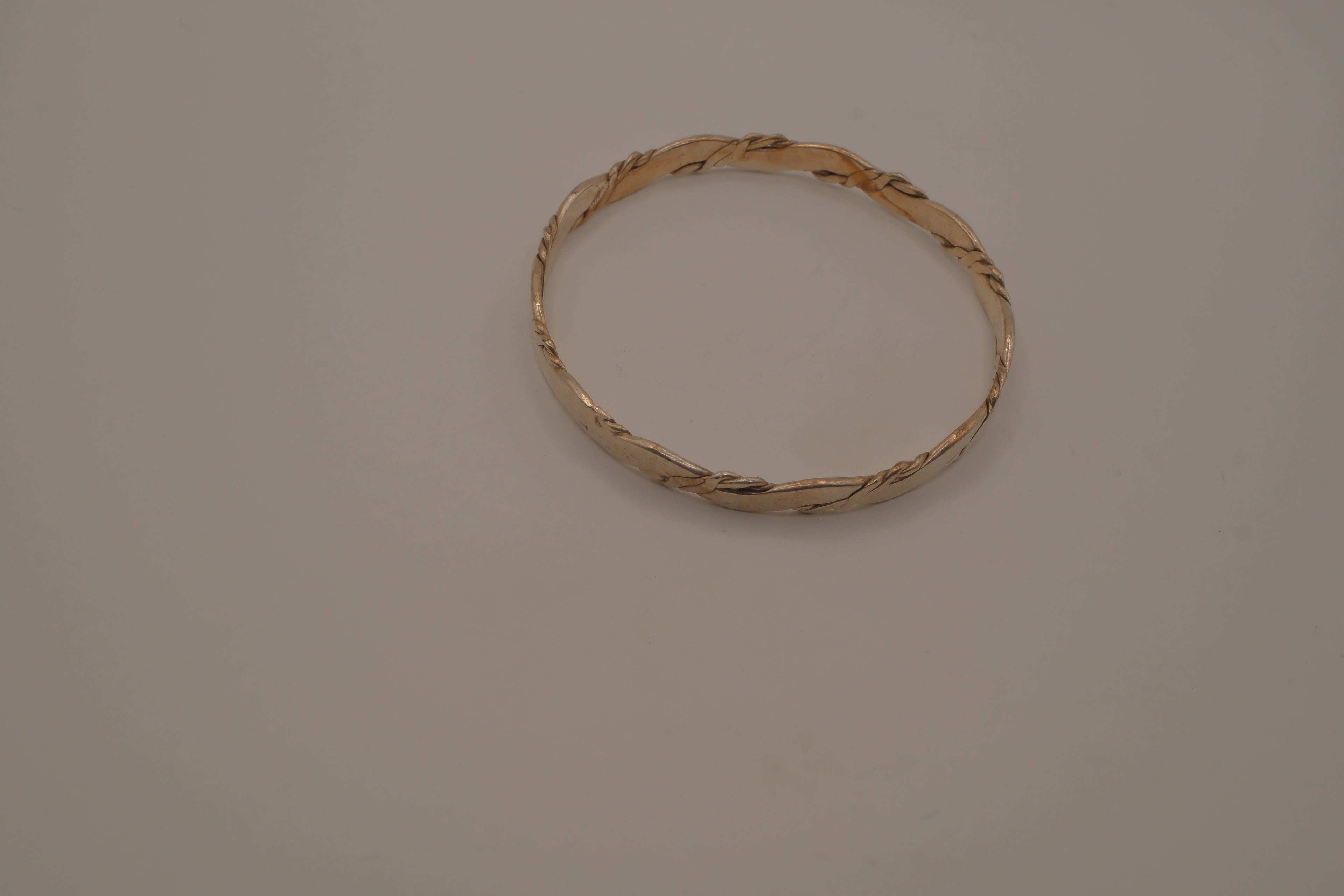 Vintage Taxco silver bangle bracelet