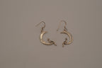 Vintage Sterling silver whimsical dangle earrings