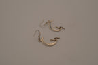 Vintage Sterling silver whimsical dangle earrings