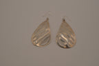 Vintage Sterling silver teardrop dangle earrings