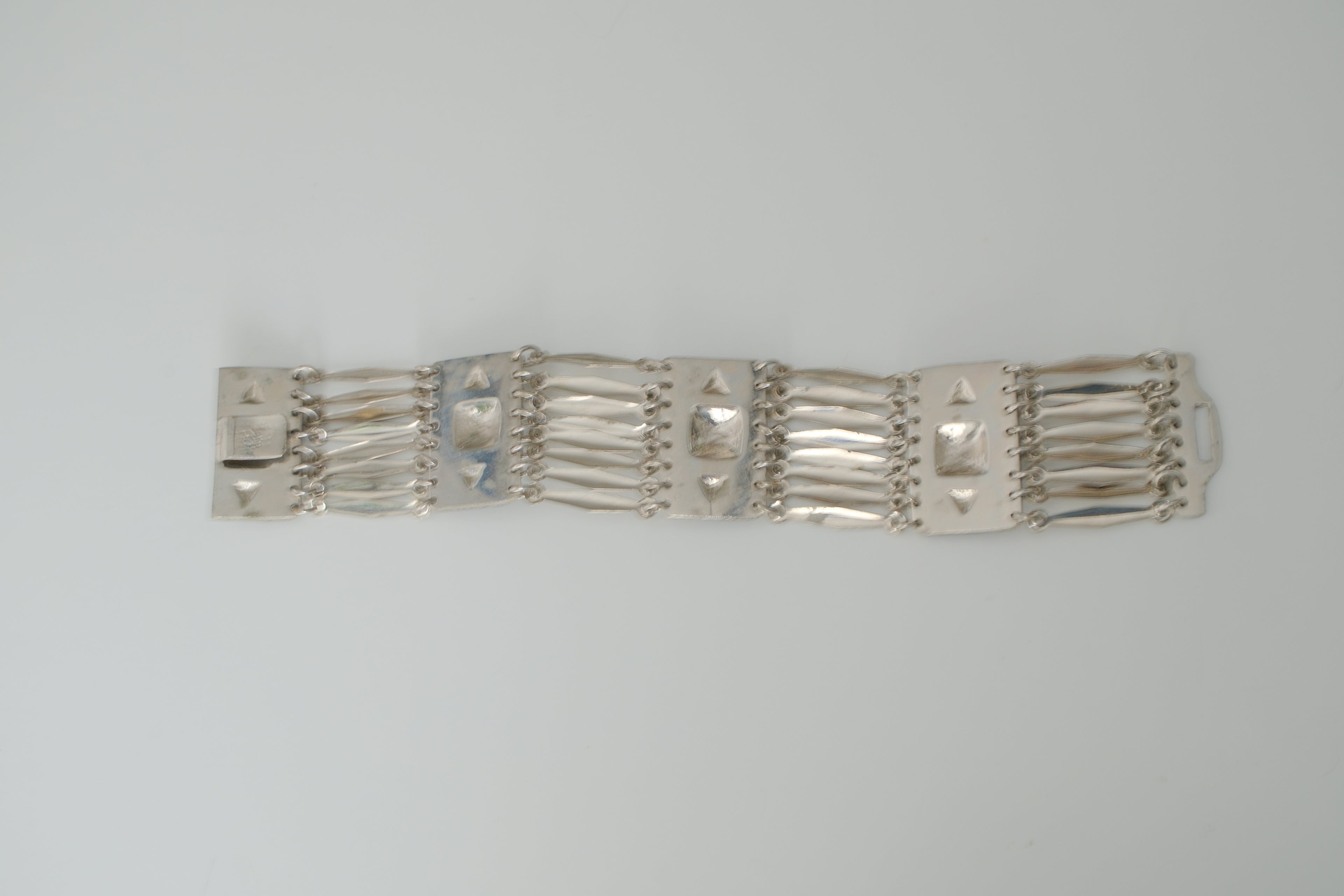 Sterling Silver Mexico Multi-link Bracelet