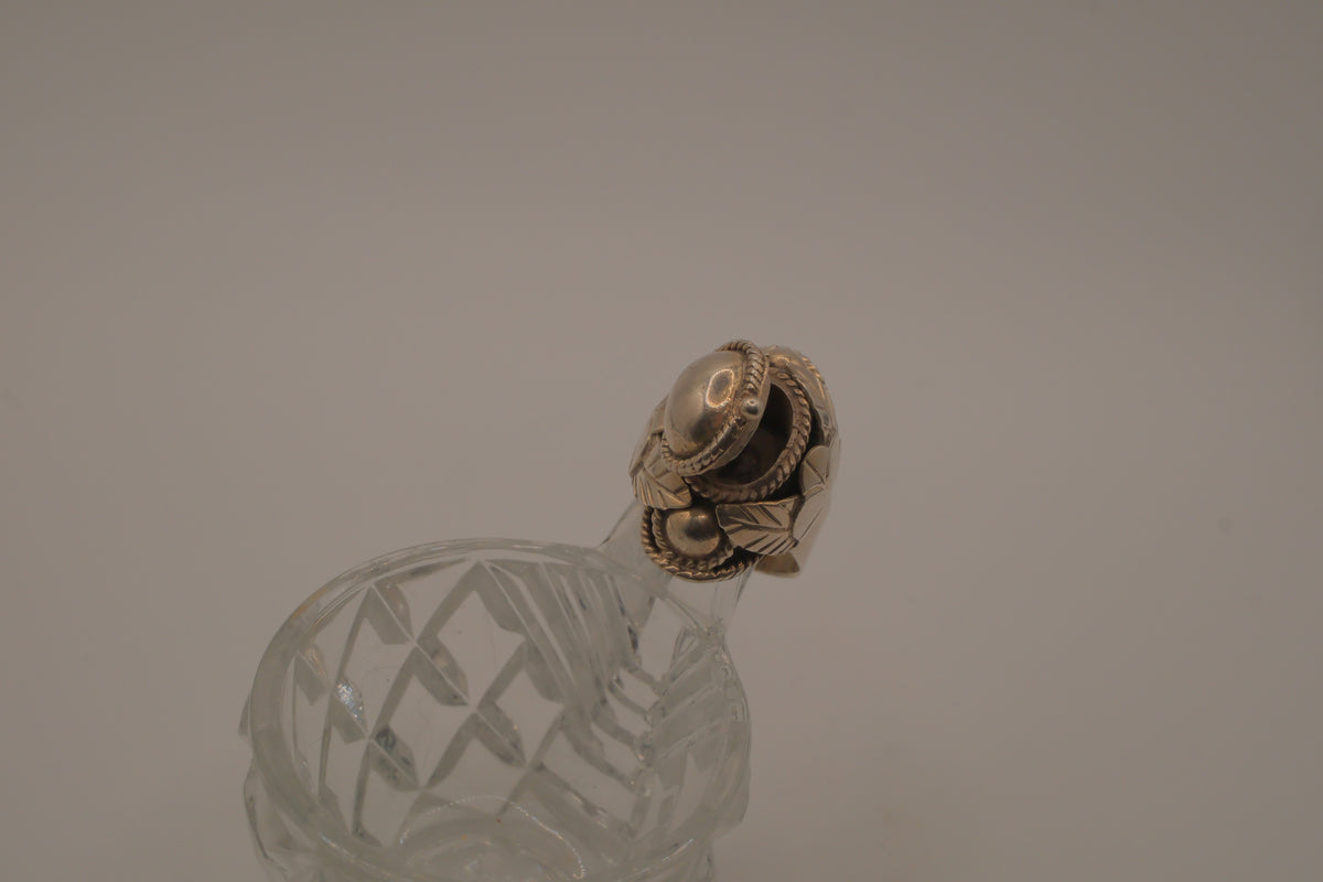 Vintage Mexico sterling silver poison ring