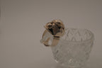 Vintage Mexico sterling silver poison ring