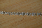 Avon Silver Flower Tennis Bracelet