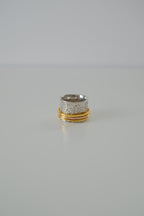 Sterling Silver Textured Spinner Ring