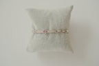 Silver Ciro Delicate Pink Sapphire Bracelet