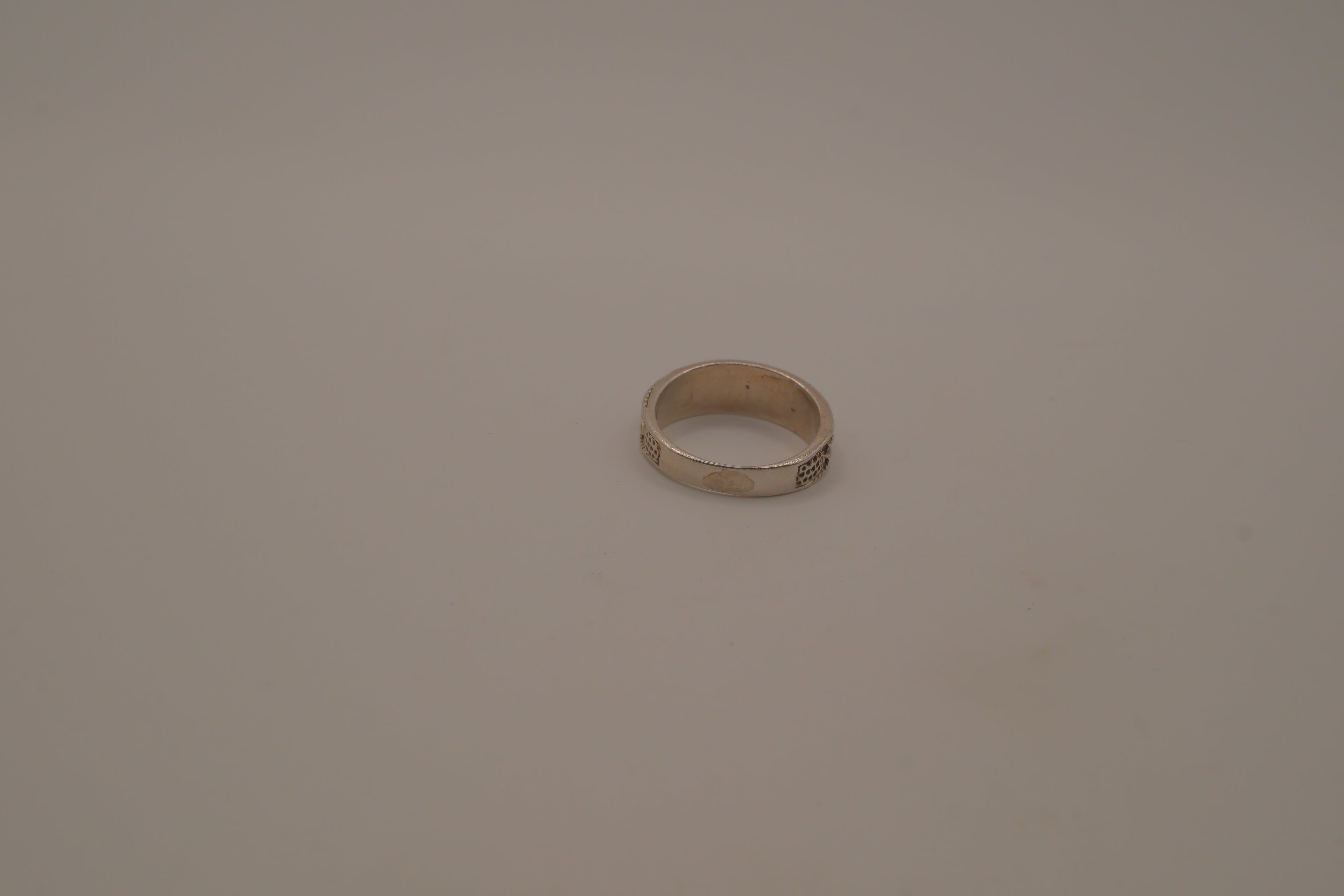 Vintage sterling silver Black Onyx ring