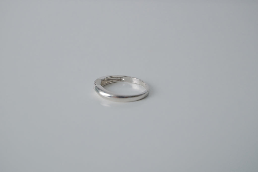 Sterling Silver Curved Stacking Ring